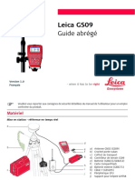 Leica GS09 QuickGuide FR