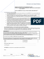 Consetimiento para Vacunas Contra El Covid-19 para Menores Entre 12-17años