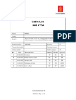 Cable List 1084940E