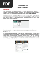 Plataforma para Estudiantes Classroom