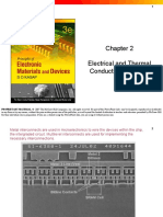 Electrical and Thermal Conduction in Solids