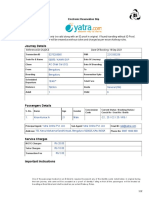 Yatra Print Train Ticket