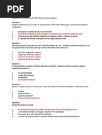 PYC1501 OCT-NOV 2019 Questions 1 To 10 Are Based On The Human Nervous System