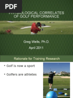 Physical Training For Golf OGA 2011