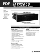 MTR2000 Spec Sheet