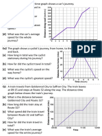 4 Distance Time Graphs Examples and Exercises From Powerpoint