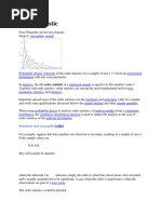 Order Statistic Notes