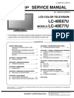 Service Manual: LCD Color Television