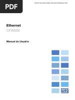 WEG Cfw500 Manual Ethernet Modbus TCP Ethernet Ip Profinet I o 10003256298 Manual Portugues BR