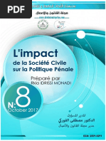 Limpact de La Société Civile Sur La Politique Pénale