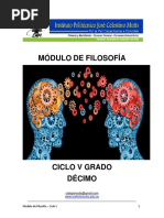 FILOSOFÍA 10°. Tema 3