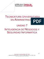 Unidad 7 - Inteligencia de Negocios y Seguridad Informática