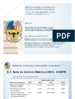 Tema 03 - Tamaño de Particulas, Analisis Granulometrico