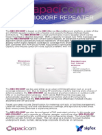 NBX-R1000RF Repeater Spec Sheet