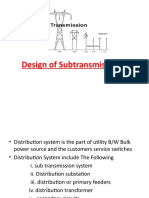 Design of Subtransmission Lines