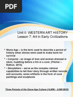 Unit Ii: Western Art History Lesson 7: Art in Early Civilizations