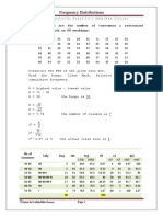 Frequency Distribution Problems Solutions