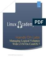 LinuxAcademy HandsOnLab CentOS LVM