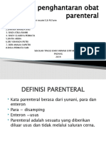 Sistem Penghantaran Obat Parenteral