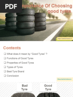 Importance of Choosing Good Tyres