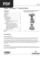 Fisher EZ Easy e T Control Valve: Scope of Manual