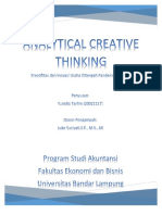 Makalah Analytical Creative Thinking - Yunid