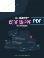 65+ JavaScript Code Snippets - With Explanations