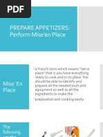 Q3 IMs TLE9Week 3 - Perform Mise'en Place