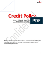 Credit Policy