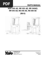 Parts Manual NDR 030 AD, NR 035 AD, NR 040AD, NR 045 AD, NS 040 AE, NS 050 AE (B815)