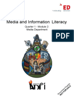 Media and Information Literacy1 q1 m2 Media Department v3