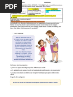 Actividad Miércoles 29 Setiembre