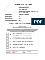 Quebrada Blanca Fase 2 (QB2) : DOCUMENT REVIEW STATUS STAMP (To Be Filled by Bechtel)