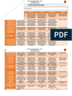 Rúbrica Tríptico "Regiones de Chile" 8vos Básicos