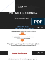 Valoracion Aduanera