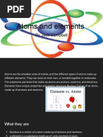 Atoms and Elements