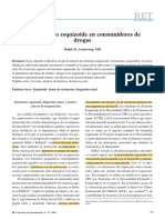 Fenomeno Esquizoide en Consumidores de Drogas