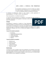 Paciente de 25 Años Acude A Consulta Por Presentar Amenorrea