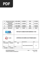 93613-SE-BAR-IB-ELM-GEN-001 Criterios de Diseño Electromecanico - V0
