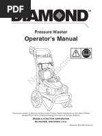 Diamond Pressure Washer Manual