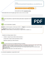 Atividade Complementar de Lígua Portuguesa