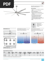 Serie HTB-2500/3000: Ventiladores de Techo