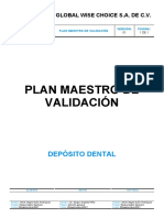 Plan Maestro de Validación