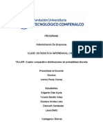 Taller Cuadro Comparativo Distribuciones de Probabilidad Discretas