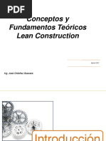 1 y 2 Fundamentos Teóricos de Lean Construction UPC