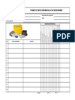 Formato Inspección Kit Antiderrame