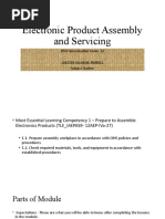 Electronic Product Assembly and Servicing: EPAS Specialization Grade-12