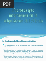 Factores Que Intervienen en El Calculo