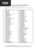 104 Leyes Universales de La Metafisica