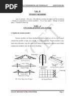 Unit - II Tension Members: Two Mark Question and Answers